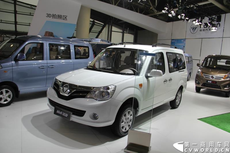 2015年1月5日，福田汽车集团&福田戴姆勒汽车2015中国山东汽车展览会在山东济南隆重开幕。图为福田迷迪