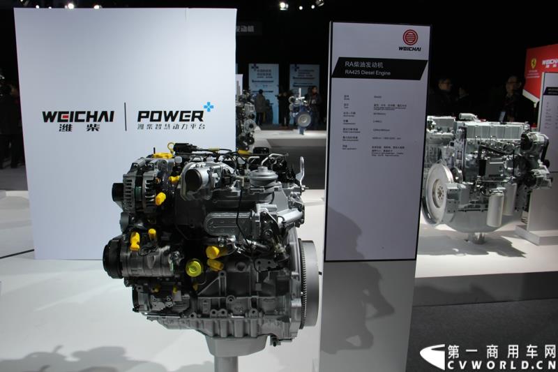 2015年1月7日，中国重型商用车动力的领军企业潍柴动力在北京举办新技术发布会，发布了包括Super Brake辅助制动安全技术、S-POWER智能控制技术在内的一系列商用车动力新技术。图为潍柴RA425轻型柴油发动机