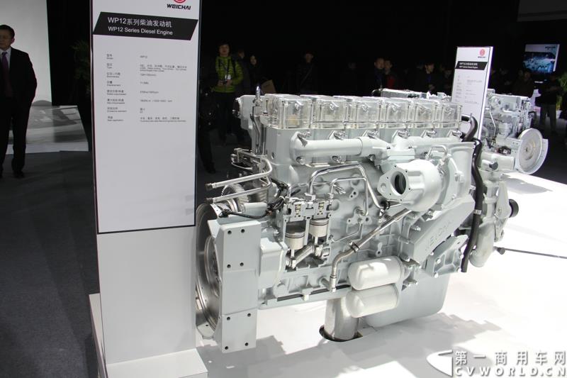 2015年1月7日，中国重型商用车动力的领军企业潍柴动力在北京举办新技术发布会，发布了包括Super Brake辅助制动安全技术、S-POWER智能控制技术在内的一系列商用车动力新技术。图为潍柴蓝擎WP12系列柴油发动机
