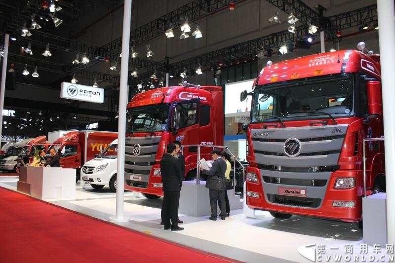 4月20日，在第16届上海国际汽车工业展览会（下称“上海国际车展”）媒体日第一天，北京福田戴姆勒汽车有限公司在其展台举行了