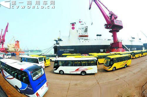 中国客车屡获海外大单