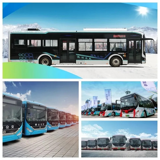 近日，中通氢燃料客车迎来2021年首季“开门红”，赢获浙江金华市批量氢燃料客车订单，助力“金华氢谷”建设。