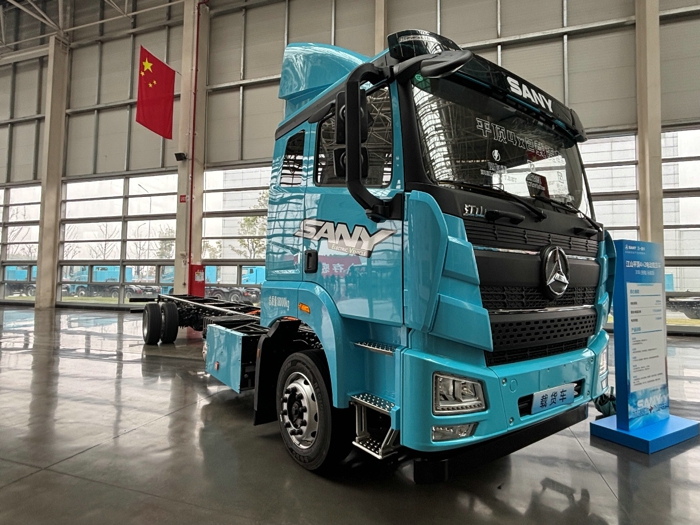 实测三一江山平顶4×2电动载货车1.jpg