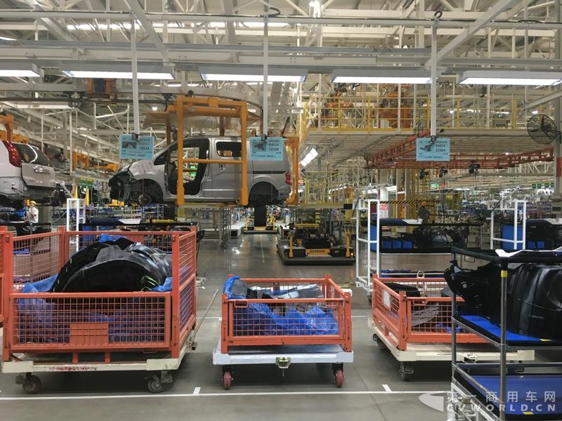 郑州日产新总装生产线