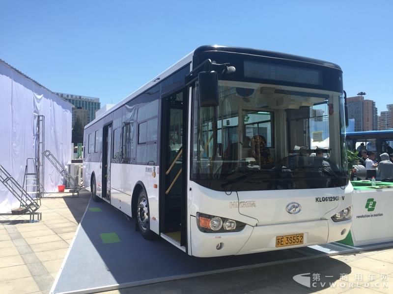 国内首辆运用轮毂电机技术的海格客车